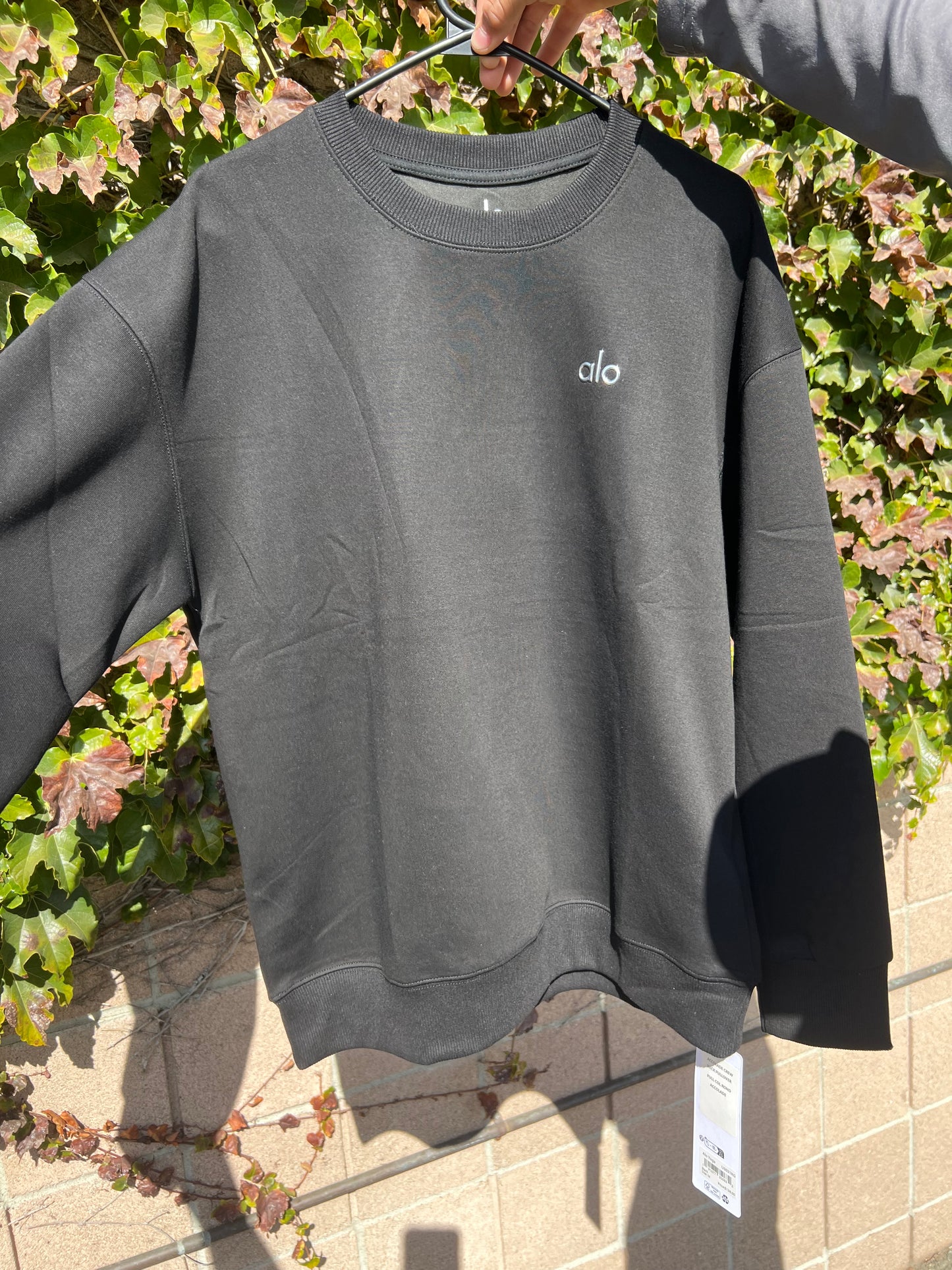 Alo black crewneck