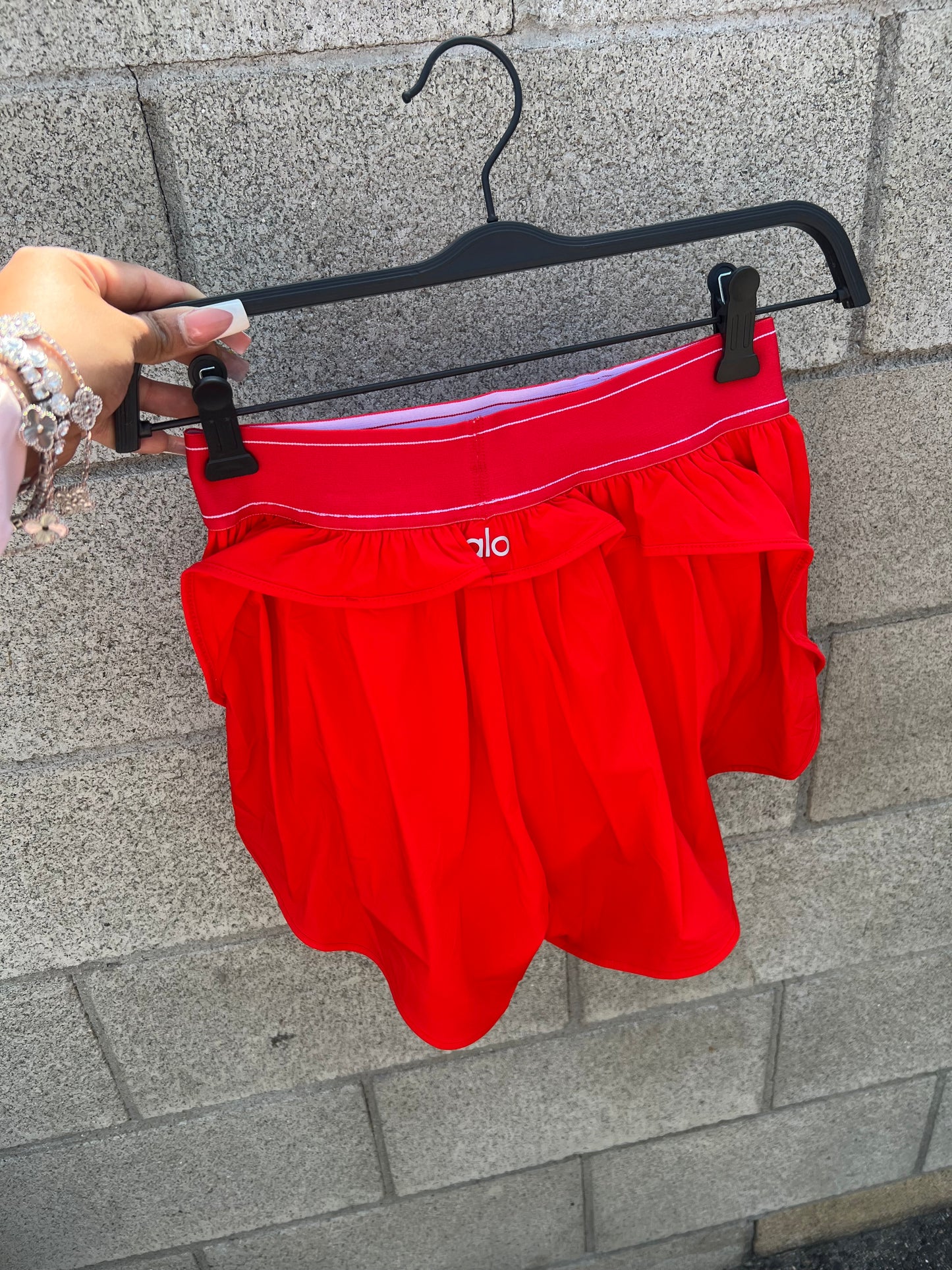 Alo red shorts