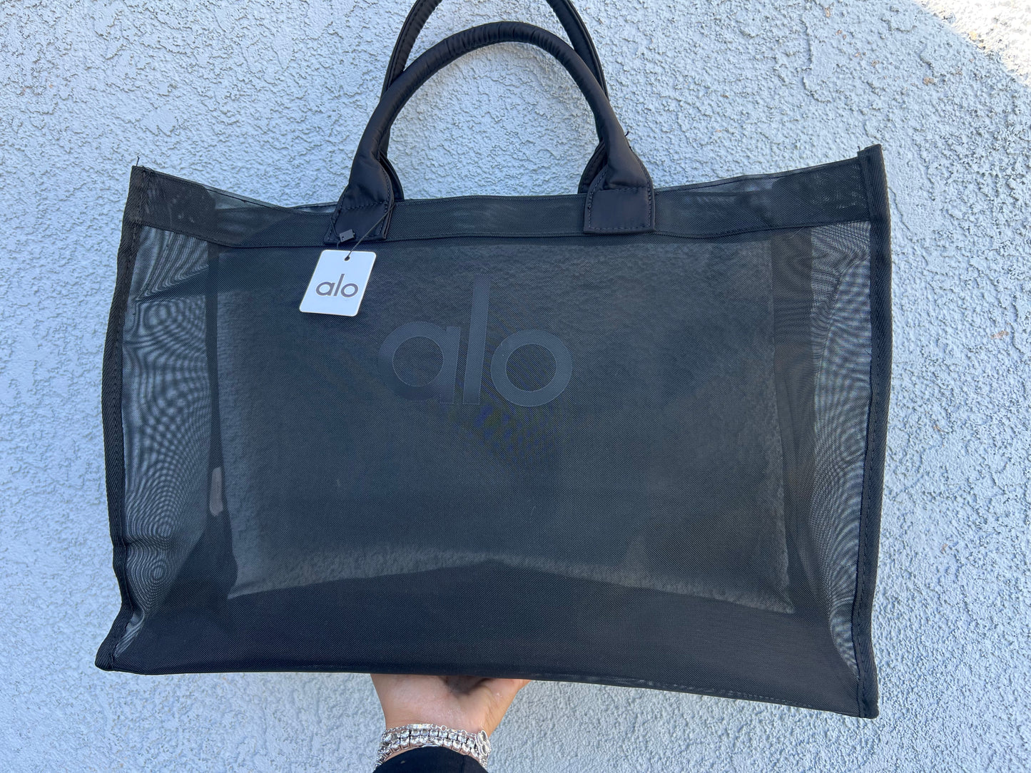 Alo mesh tote bag