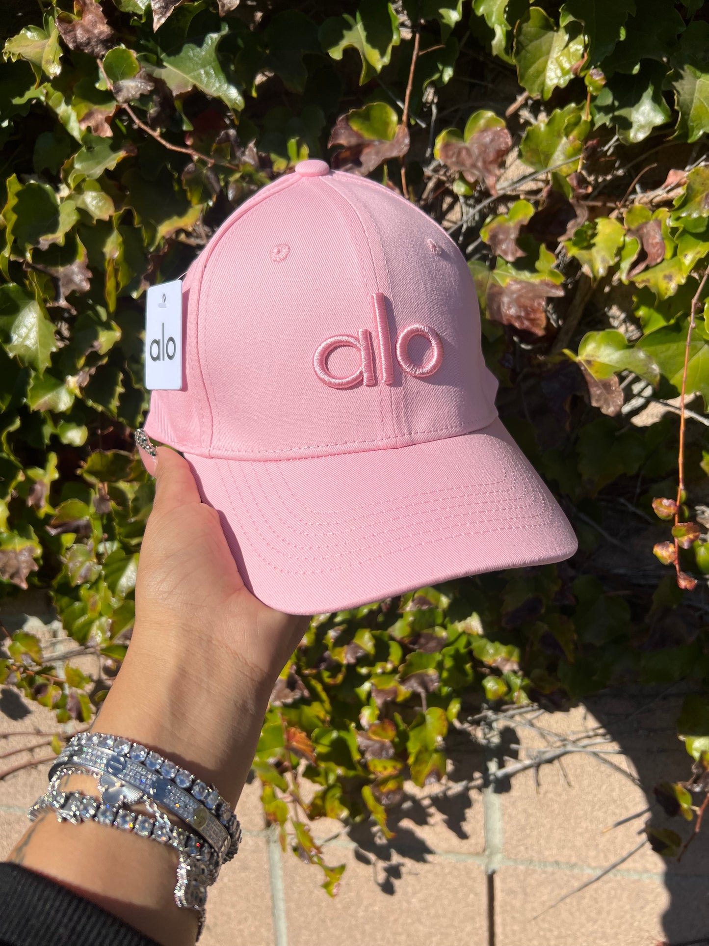 Pink alo hat