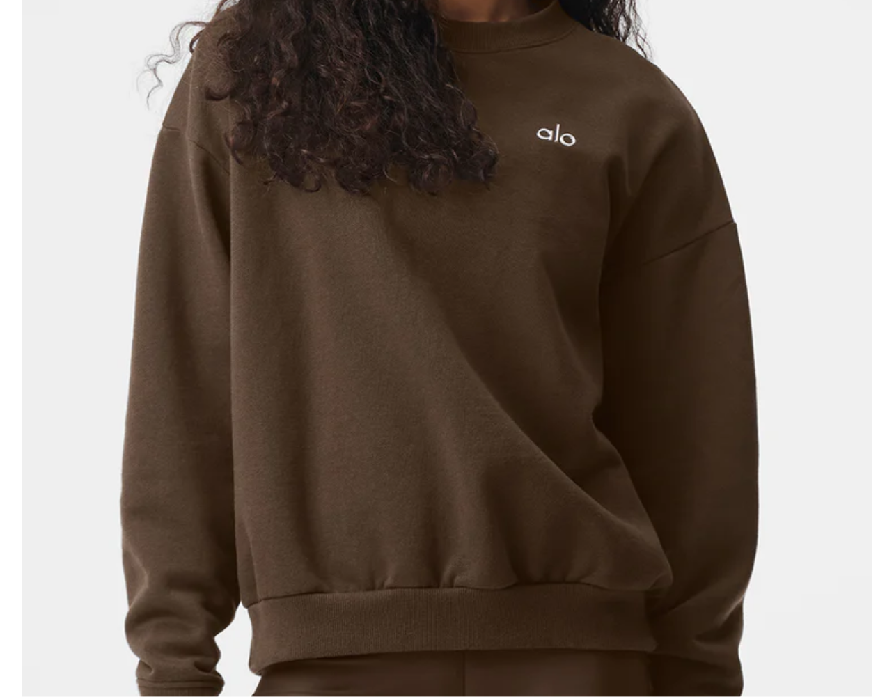 Alo brown crewneck