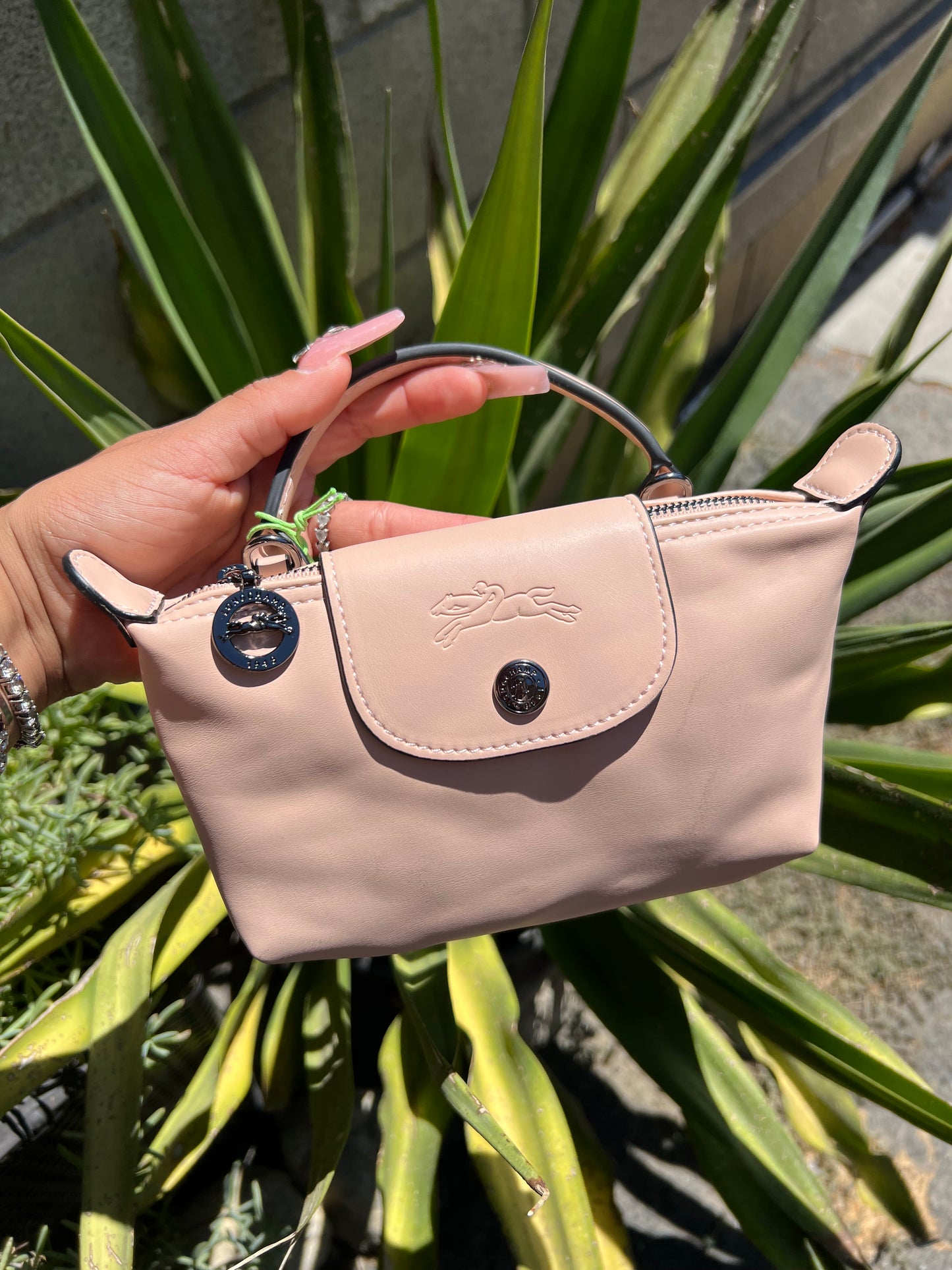 Longchamp leather