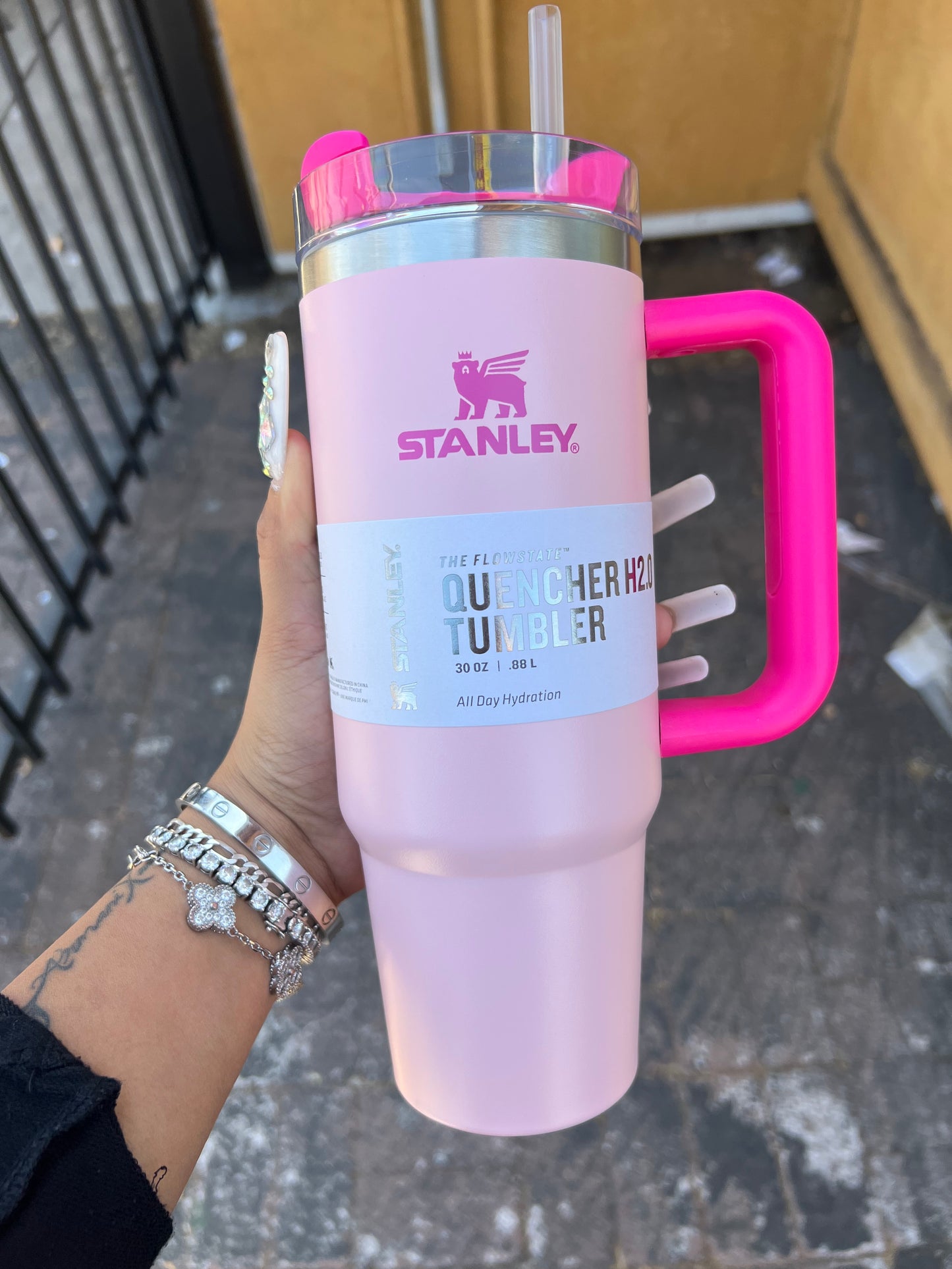 30oz tumbler flamingo