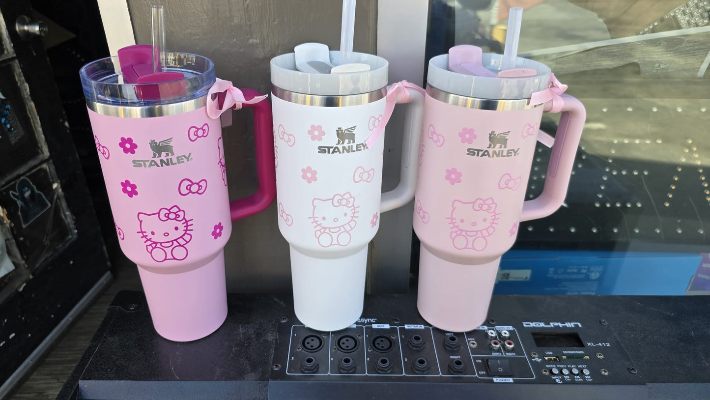 Hello kitty 40oz tumbler white cup