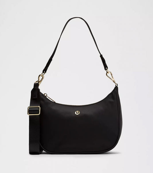 3L lulu side bag gold