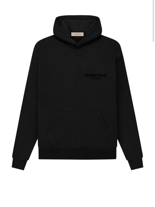 Essentials hoodie black