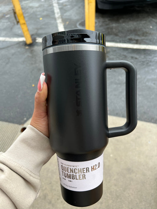 40oz black tumbler