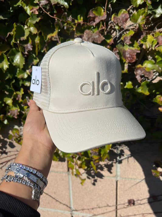 Tan trucker hat