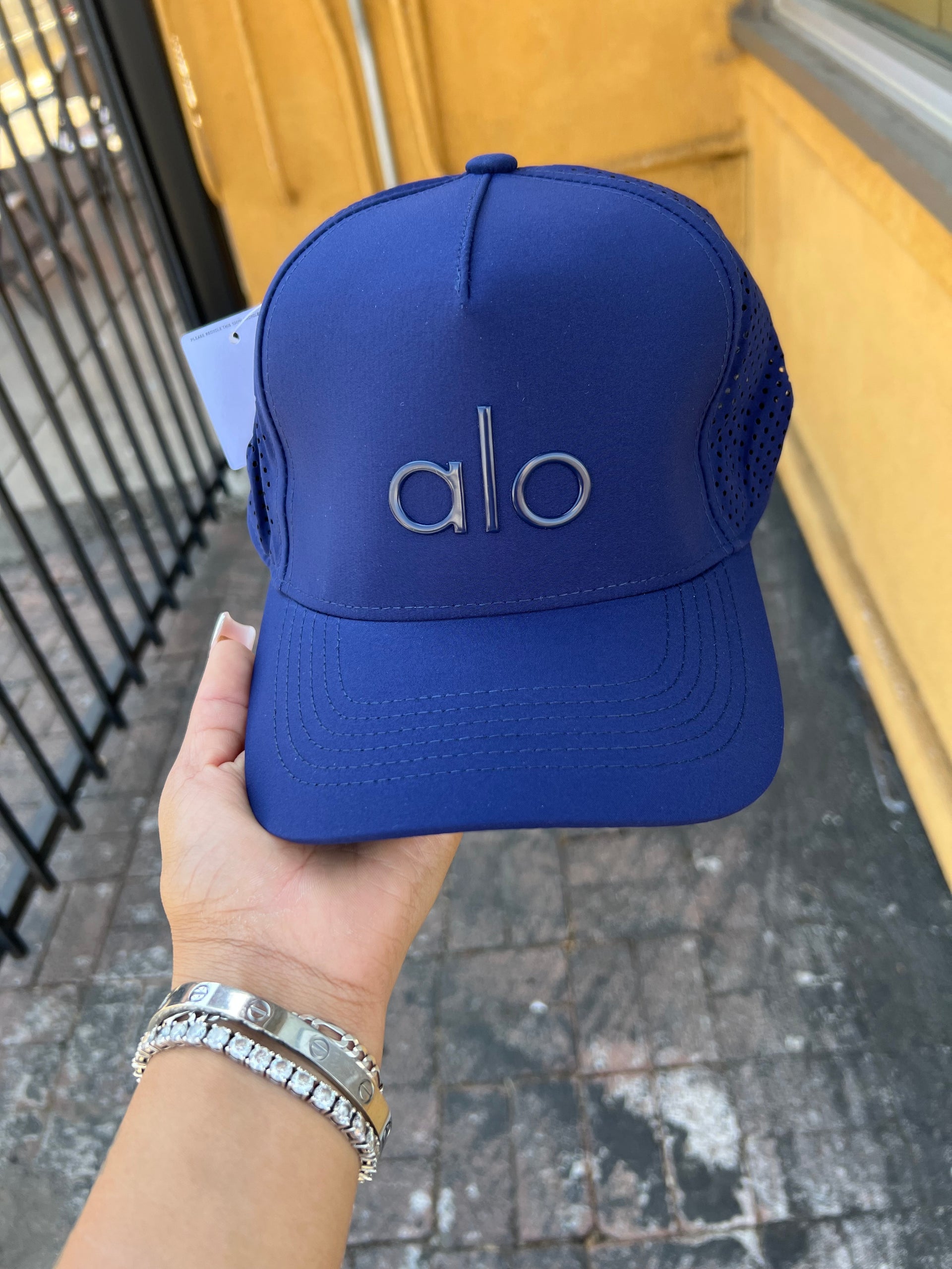 Alo navy trucker hat – ProtectedByJessica