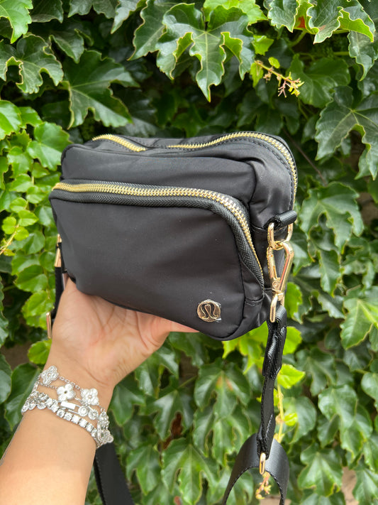 Lulu gold side bag