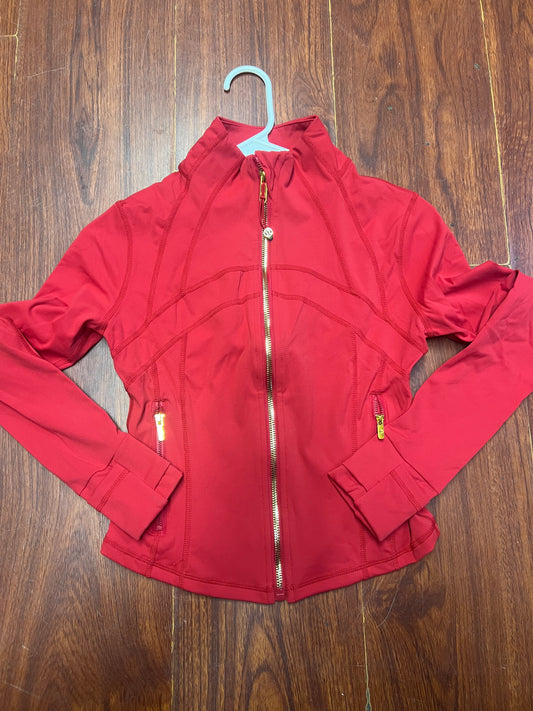 Lulu red define jacket